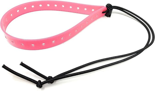 Replacement GPS eCollar with Adjustable Bungee, Multi-Hole Design, and Secure Toggle Closure for Small Dogs (Neon Pink, Small Neck)