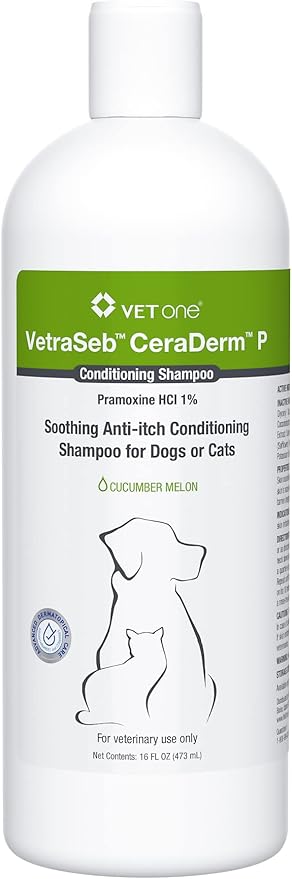 Vet One VetraSeb CeraDerm P Conditioning Shampoo 16oz