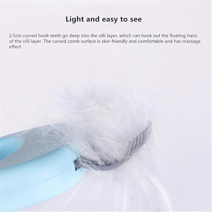 Pet Hair Remover Brush Cleaning Slicker Brush for Dogs and Cats(Green)
