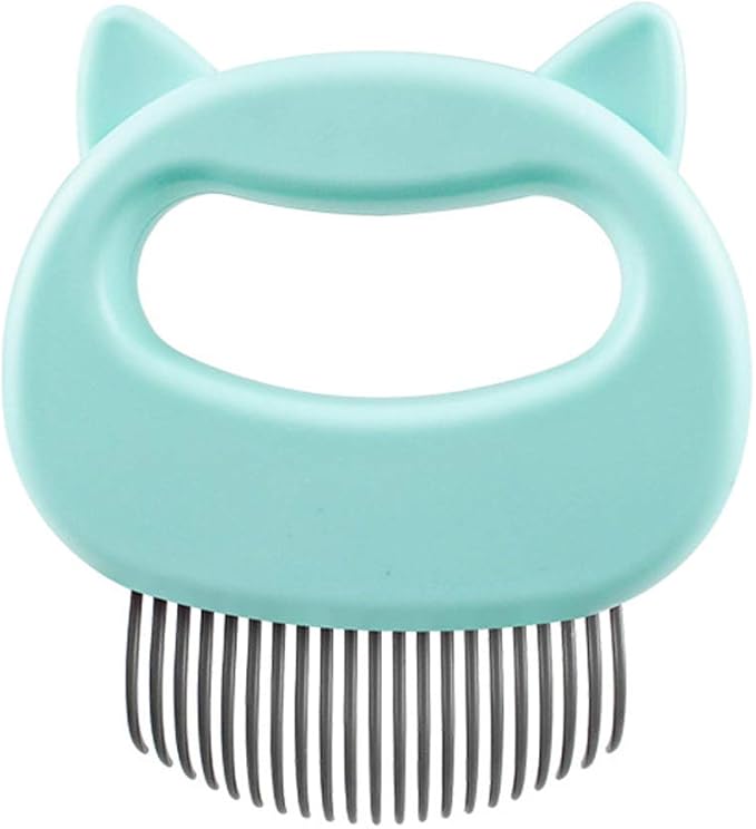 Pet Hair Remover Brush Cleaning Slicker Brush for Dogs and Cats(Green)