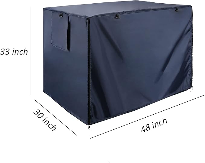 kefit Dog Crate Cover 48 inch, Kennel Cover for Dog Cage, Navy Blue