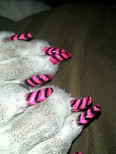 Warren London Pawdicure Dog Nail Polish Pens | Made in USA | Quick Dry, Low Odor, Non-Toxic Dog Accessories | Ideal for Dog Birthday, Dog Costume | Dries in Under 1 Minute | 13 Colors | Pink