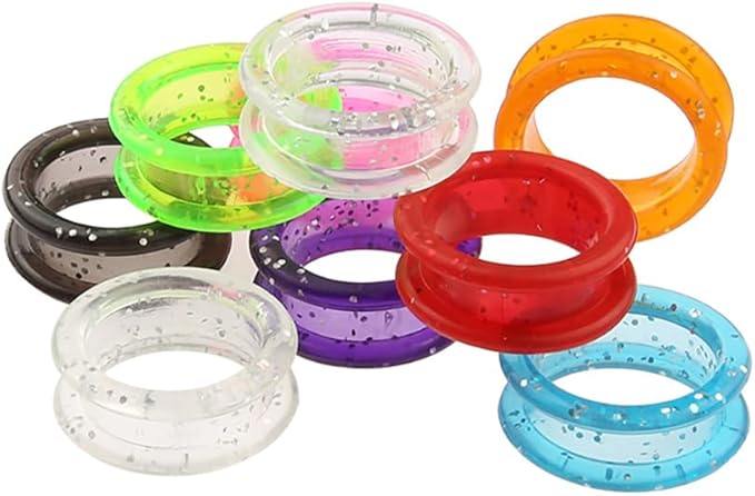 23pcs Soft Silicone Scissors Finger Rings Grips Inserts Shears Thumb Inserts Grooming Scissors Ring Finger Protector For Barber Dog Hair Cutting Scissor Accessories