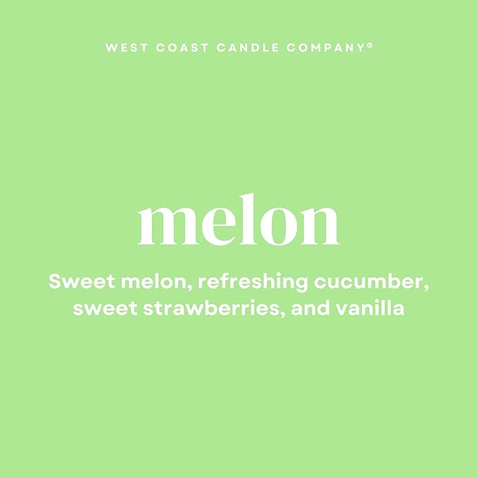 Pet Friendly Wax Melts | Pet Safe Wax Melts | All Natural Dog Safe Wax Melts | Non-Toxic Wax Melts | Pet Odor Eliminator | Pure Soy Wax Melts | Veterinarian Approved (Melon)