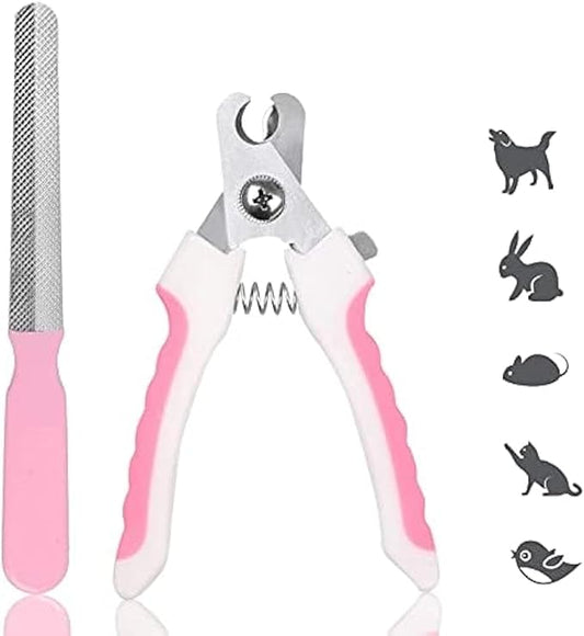 YNR Dog Nail Clippers for Large, Medium and Small Breed Professional Pet Nail Clipper Suitable for Cats, Rabbits and Guinea Pigs With Safety Lock and Protective Guard to Avoid Over Cutting
