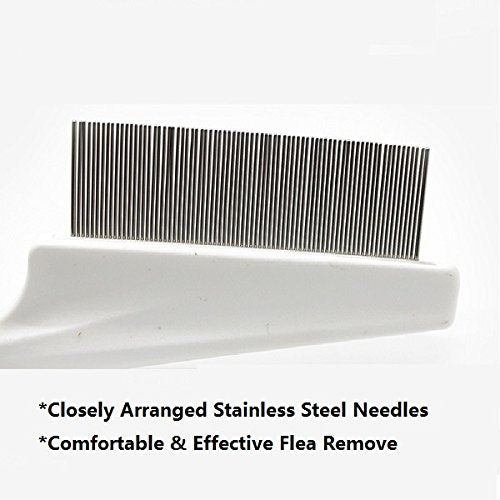 Pet Comb for Cat Dog Grooming Hair Brush - Long Handle Grooming Comb for Pet Kitten Puppy Small Animal …