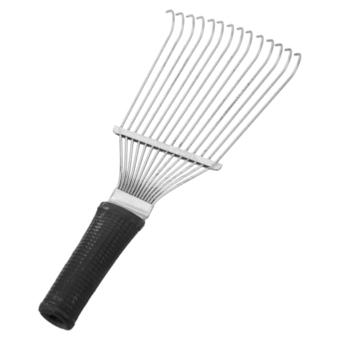 Yardwe Horse Dematting Brush Rake Comb Pet Comb Rake Comb Grooming Brush Hand Undercoat Scrubber Pet Combing Kit for Horses Grooming Rake Dogs Dog Rake