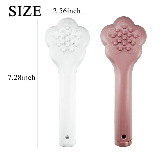 Self-Cleaning Soft Fur Brush for puppy – Scalable Gentle Grooming Brush Small Dogs Comb for Chihuahuas, Teddy Dogs, Yorkies, Maltipoos, Shih Tzus (Pink)