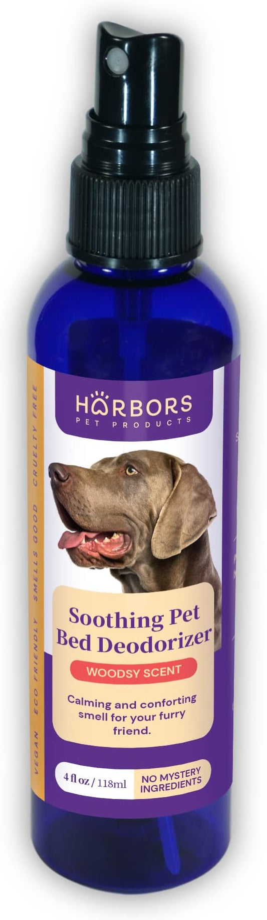Harbors Soothing Pet Bed Deodorizer - Pet Aromatherapy | Deodorizers Pet Bed and Calms and Soothes Your Pet | 100% Satisfied or Return for Full Refund