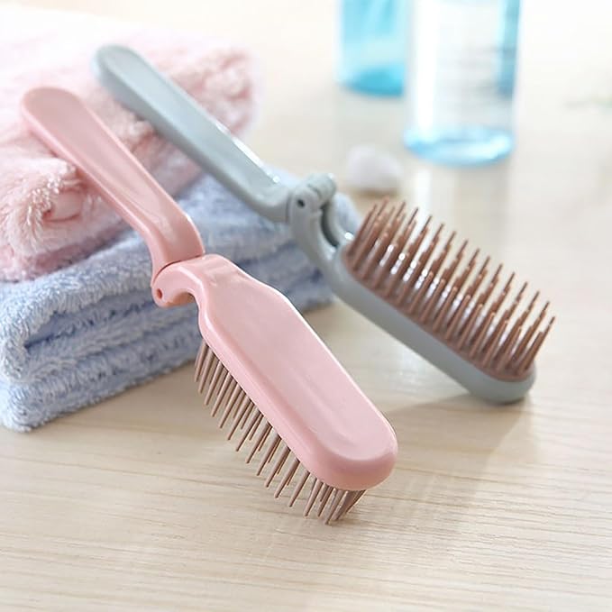 Foldable Brush for Pets, Small Dog Brush - Puppy Hair Brush- Grooming Tool for Teddy, Yorkies, Maltese, Shih Tzu, Chihuahua