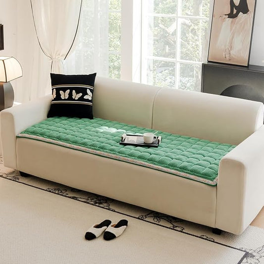 Dog Couch Cover Protector, Couch Cover for Dogs Washable, Pet Couch Covers for Sofa, Non Slip Dog Bed Sofa Cover (Green, 27.6" x 82.7")