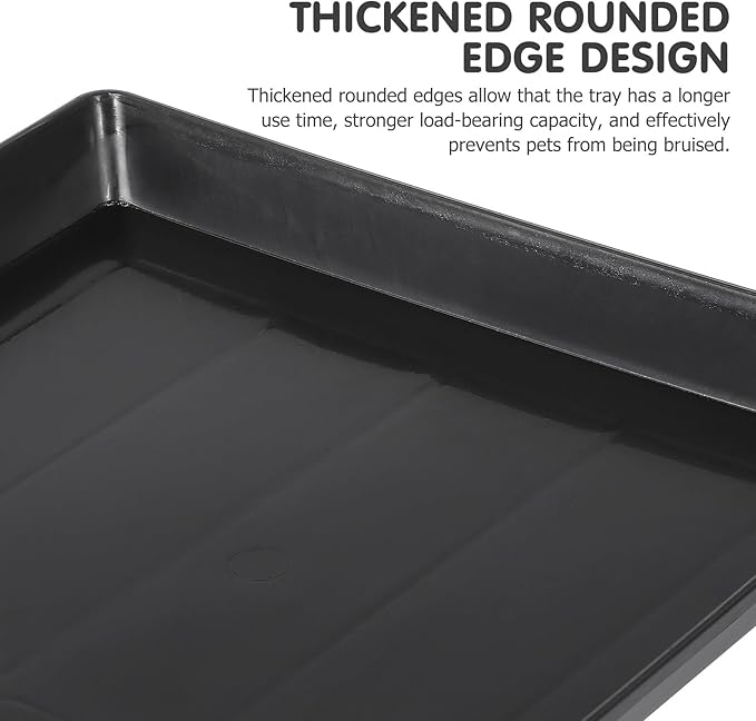 DOITOOL Dog Crate Tray Replacement:2PCS Crate Replacement Tray 17.2 Inch for Pet Cages, Crates, and Kennels for Dogs, Cats, Rabbits, Ferrets, and Critters