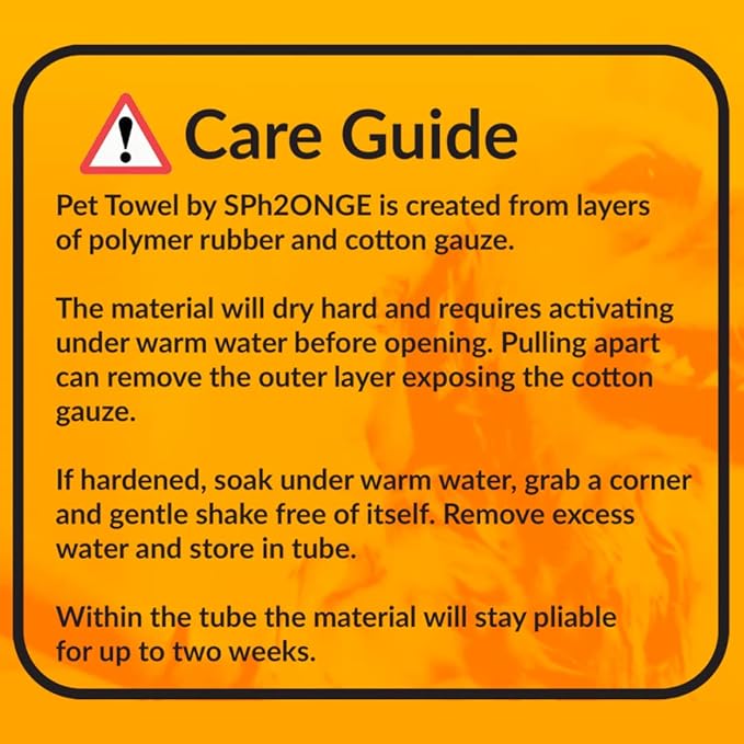 SPh2ONGE Highly Absorbent Pet and Dog Towel | 66 X 43cm | Dark Grey