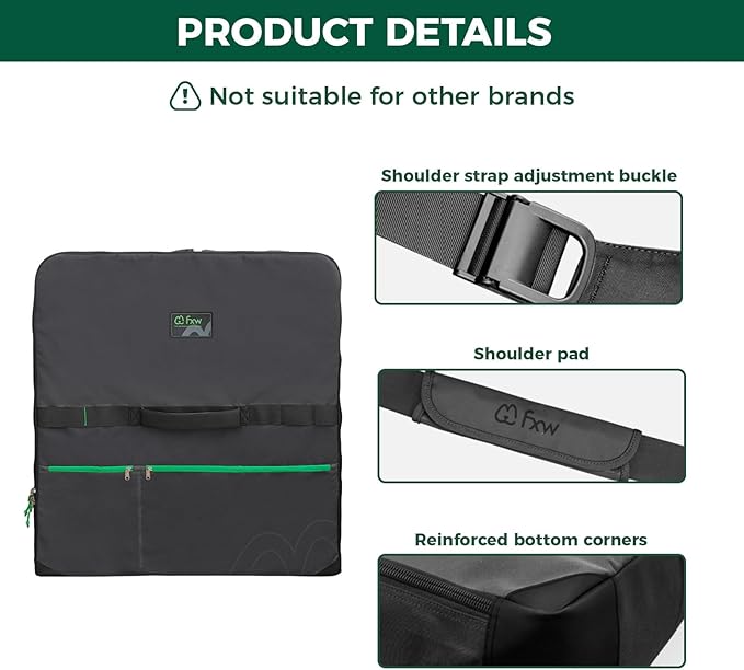 FXW Specialized Dog Playpen Storage Bag (Not Suitable for Other Brands), Designed for RV Trips, Fits 24" H 8 Panels and 9 Stakes│Patented