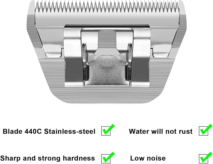 2 Pack 30 Wide Blades for Dog Grooming,Compatible with Andis,Oster A5,Wahl km10 Clippers,Cutting Length 1/100"