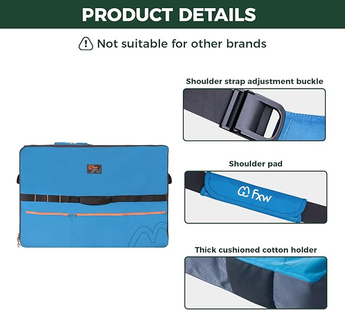 FXW Specialized Dog Playpen Storage Bag (Not Suitable for Other Brands), Designed for RV Trips, Fits 50" H 8 Panels and 9 Stakes│Patented