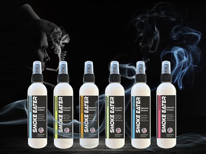 Smoke Eater All Purpose Odor Eliminator - Breaks Down Foul Scents at the Molecular Level - Smoke, Food, Pet and Stale Odor - Ideal For The Home, Apartment Cars, Boats - 4 oz Travel Bottle