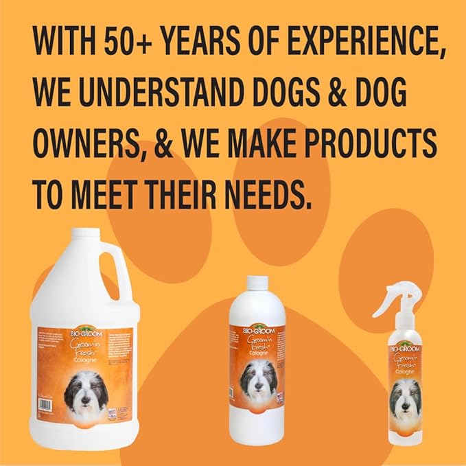 Bio-Groom Groom'n Fresh Dog Cologne - Deodorizing Spray, Dog Bathing Supplies, Puppy Wash, Cat & Dog Grooming Supplies, Cruelty-Free, Made in USA, Dog Perfume - 8 fl oz 1-Pack