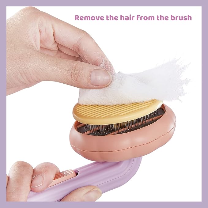 Self-Cleaning Pet Brush Grooming Comb for Cats Dogs Hair Shedding Tools for Tangled Hair Removing Cleaning Massage