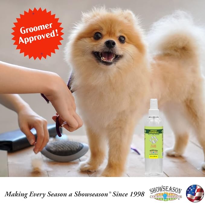 Showseason® Toasted Almond Pet Cologne 8.5 oz For Dogs | Long-Lasting Odor Eliminator | Cruelty-Free | Paraben-Free | Biodegradable and Non-Toxic | Made in The USA