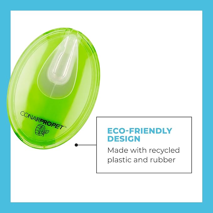 CONAIRPROPET Bristle Brush with Ergonomic Pet-It Design, Dog Brush for Removing Loose Hair