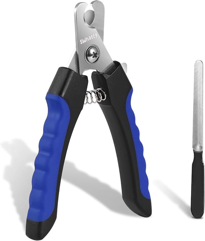 Pets Cats and Dogs Nail Clippers Series - Razor Sharp Blades Sturdy Non Slip Handles - Cats & Dog Accessories Professional at Home Grooming - Deepblue