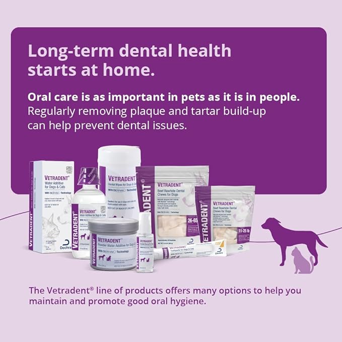 Dental Wipes for Dogs and Cats, 60ct
