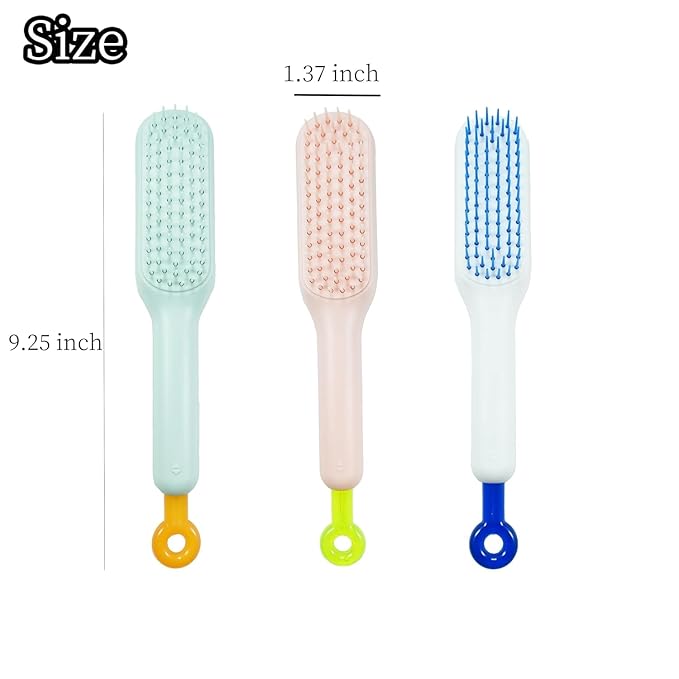 Scalable Small Grooming Dog Brush, Puppy Massaging Hair Brush, for Small Dogs Cats Rabbits of All Hair Types (Pink)
