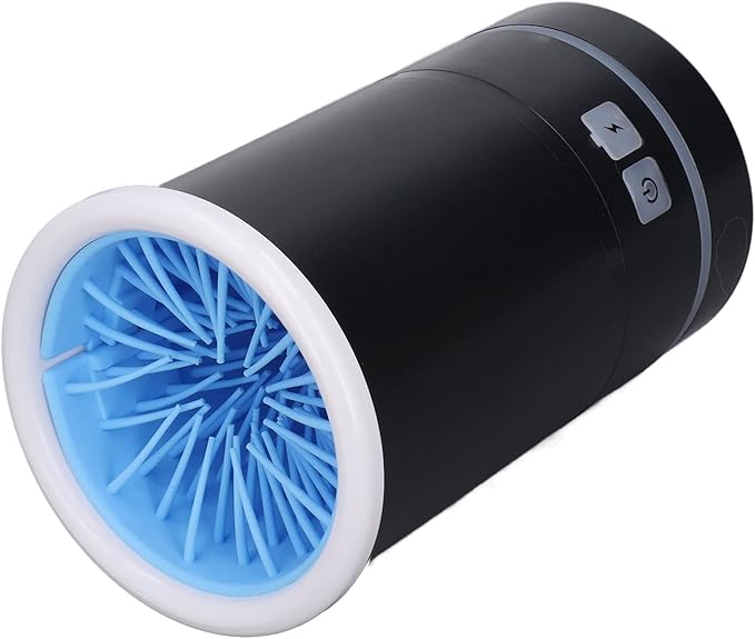 HEEPDD Dog Foot Washer, Pet Foot Washer Automatic USB Rechargeable Soft Brushes Portable Dog Foot Cleaner for Small Medium Pet