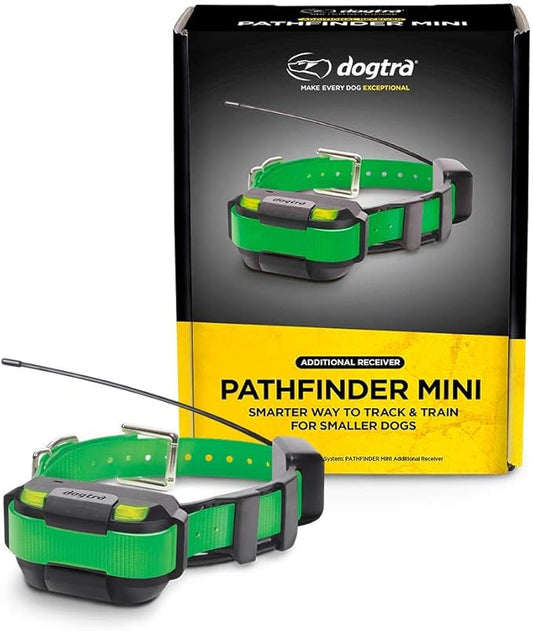 Dogtra Pathfinder Mini Additional Receiver 4-Mile 21-Dog Expandable Waterproof Smartphone GPS Tracking & Training Mini E-Collar