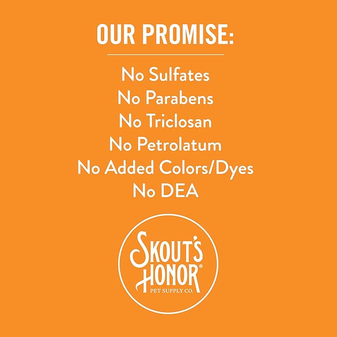 Skout's Honor Pet Deodorizer Spray- Hydrating Daily-Use with Avocado Oil & Omega-3s, Paraben & Sulfate-Free, 97% Natural, 8oz, Honeysuckle