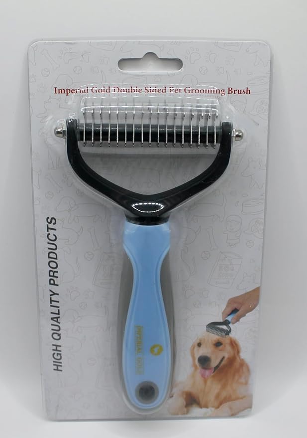 Imperial Gold Double Sided Pet Grooming Brush
