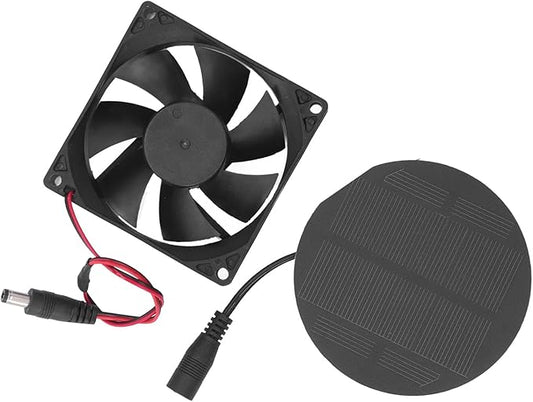 Marhynchus Big Dog House Dog House Solar Ventilation Fan, Dog Houses For Large Dogs Strong and Stable, Easy to Install, Monocrystalline Silicon Pet Cat Dog House Solar Fan