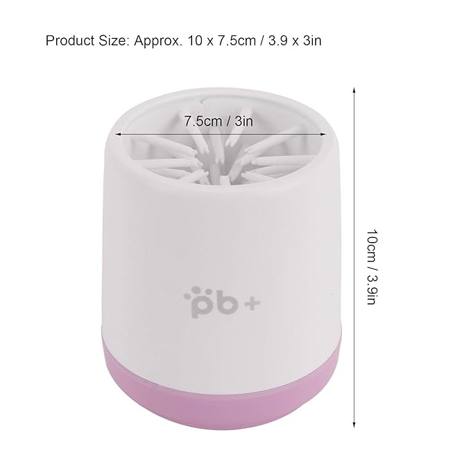 Dog Washer Cup, Protable Safe and Non‑Irritating Dog Washer Feet Cleaner for Dog for Dogs for Paws(pink)