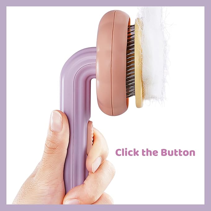 Self-Cleaning Pet Brush Grooming Comb for Cats Dogs Hair Shedding Tools for Tangled Hair Removing Cleaning Massage