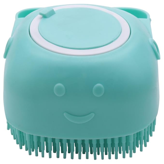 NewTrendOnline Brush Shampoo Dispenser Cat Dog Bath Massage Brush 2 in 1