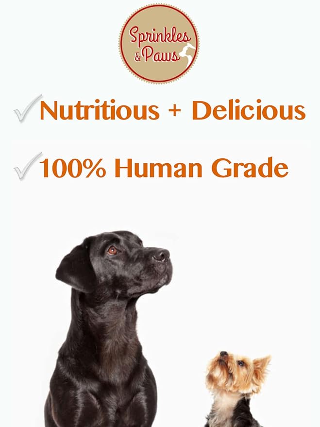 Sprinkles & Paws Pure Liver Sprinkles | Beef Liver Powder for Dogs | Add to Food as a Topper or Delicious pet Treat | Helps with Eating