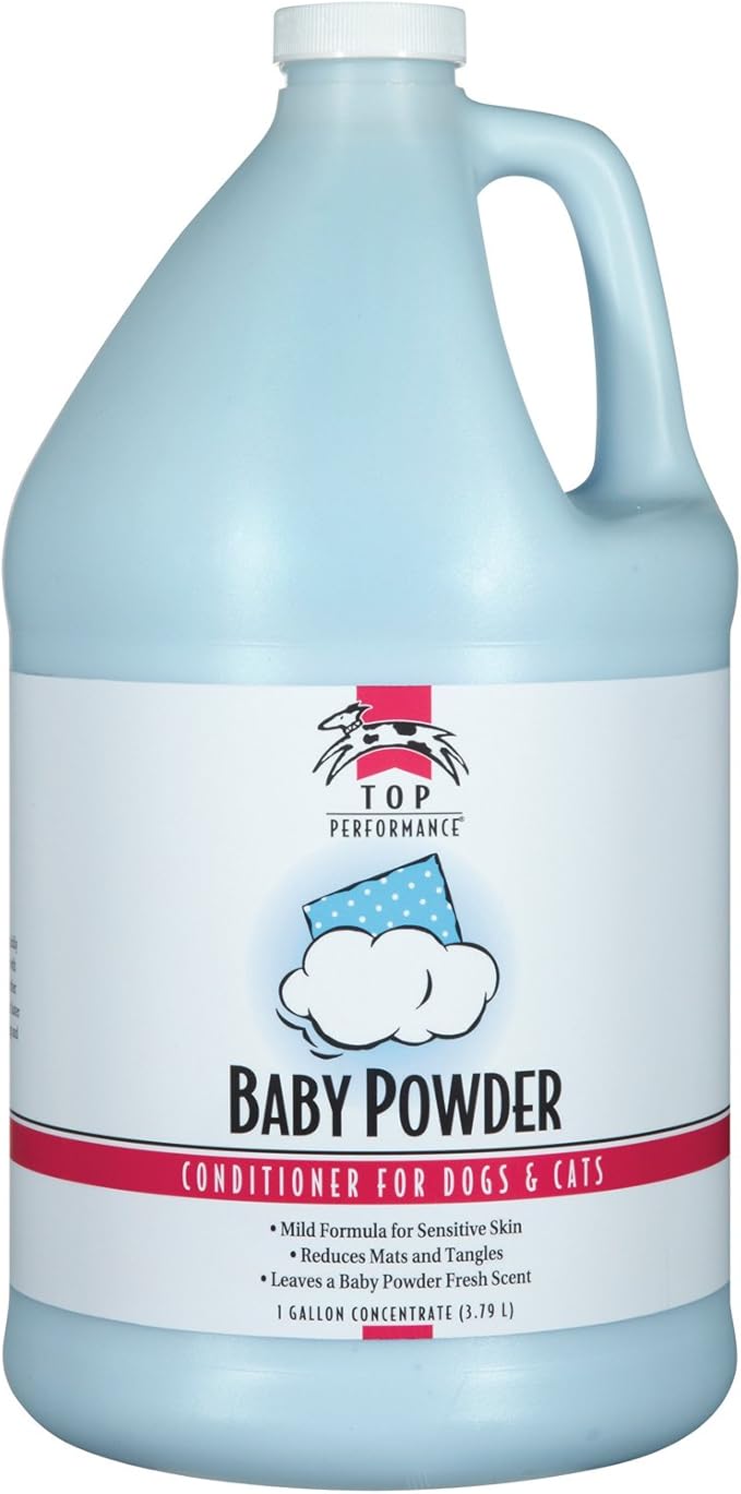 Top Performance Baby Powder Pet Conditioner, 1-Gallon