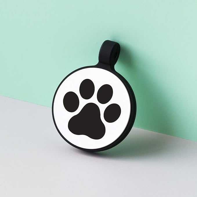 MYLUCKYTAG Silent Silicone QR Code Pet ID Tags Dog Tags - Pet Online Profile - Scan QR Receive Instant Pet Location Alert Email
