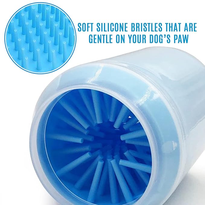 Portable Dog Paw Cleaner (Small, Orange)
