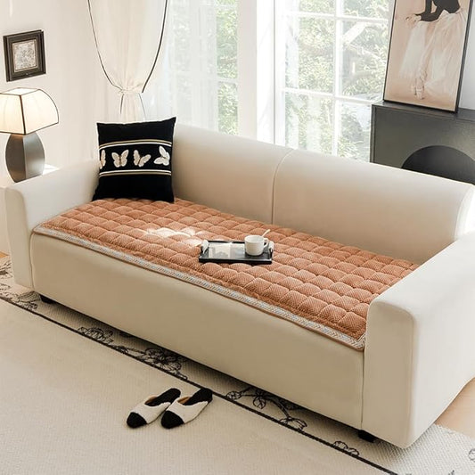 Dog Couch Cover Protector, Couch Cover for Dogs Washable, Pet Couch Covers for Sofa, Non Slip Dog Bed Sofa Cover (Drown, 27.6" x 59.1")