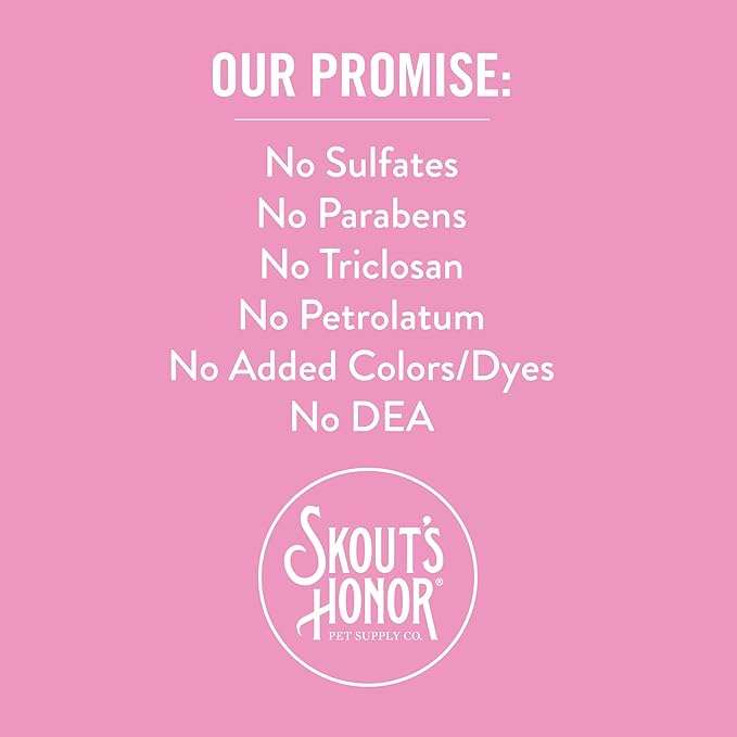 SKOUT'S HONOR Pet Deodorizer Spray- Hydrating Daily-Use with Avocado Oil & Omega-3s, Paraben & Sulfate-Free, 97% Natural, 8oz, Happy Puppy