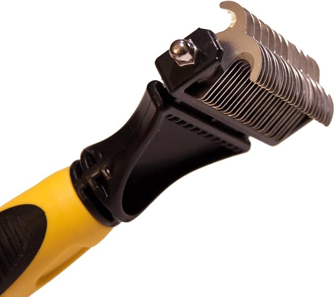 Pet Republique Matt Splitters Tool – Effective Mat Remover and De-matting Comb for Long-Haired Dogs, Cats, Rabbits – Regular 12+23 Teeth Design
