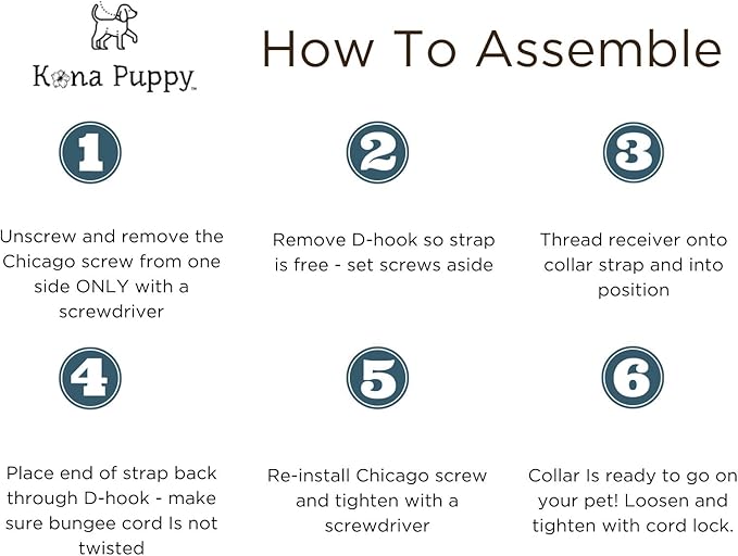 Waterproof E-Collar Replacement Strap Dog Collar for Invisible Fence/ecollar - Easy On Bungee (1" Wide, Bright Orange)