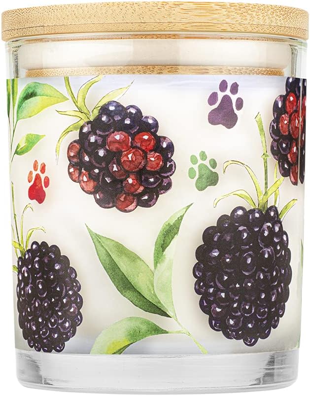 Pet House 9 oz BlackBerry Tea Scented Pet Odor Candle, Clean Burning, Long Lasting, Plant Based Spring, Summer Scented Soy Candles, Pack of 2