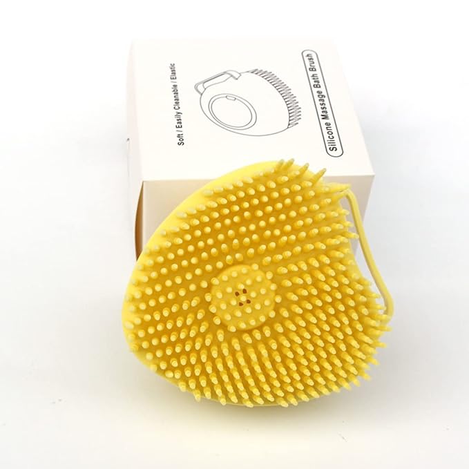 Dog Cat Bath Brush Soft Silicone Hair Fur Grooming Cleaning Brush Shampoo Dispensing Massage Bathing Shower Brush