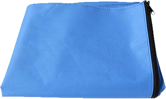 Dog Crate Cover Waterpoof Blue Pet Kennel Covers for Puppy Cat Indoor Outdoor Fit for 1 Door Wire Crate, 23.62x15.75x15.75 Inch
