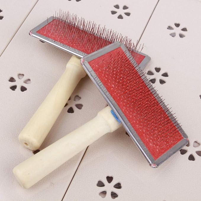 Dog Cat Pet Salon Grooming Hair Brush Comb Slicker S ExcellentDeft Processed