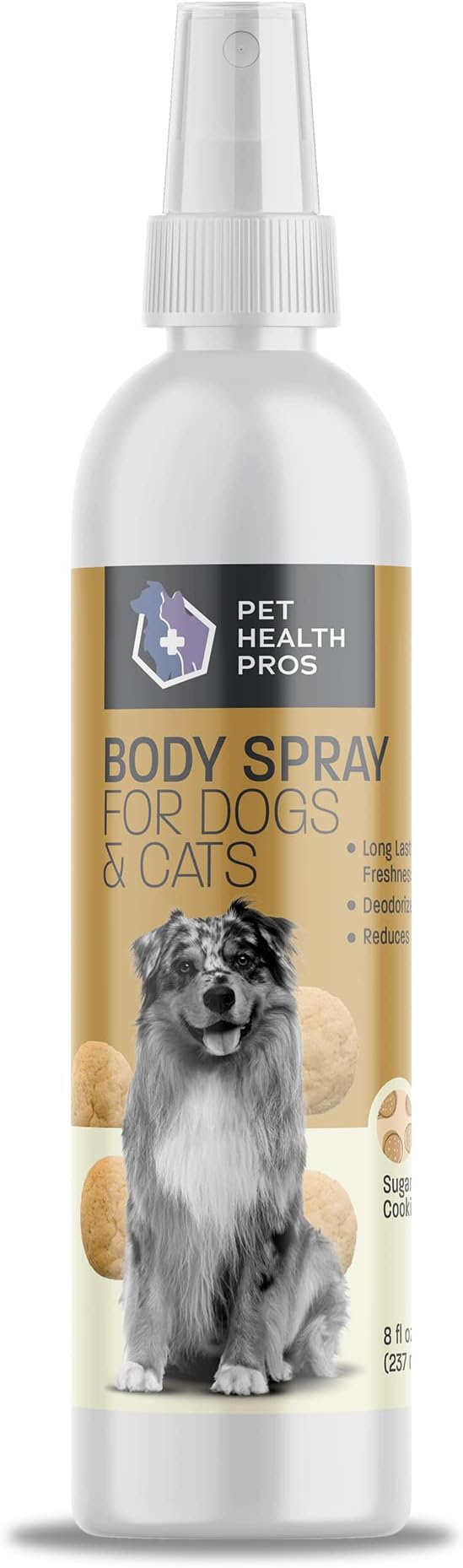Sugar Cookie Scented Dog Deodorizing Spray for Dogs and Cats - Long Lasting Pet Cologne and Deodorizer - 8 oz