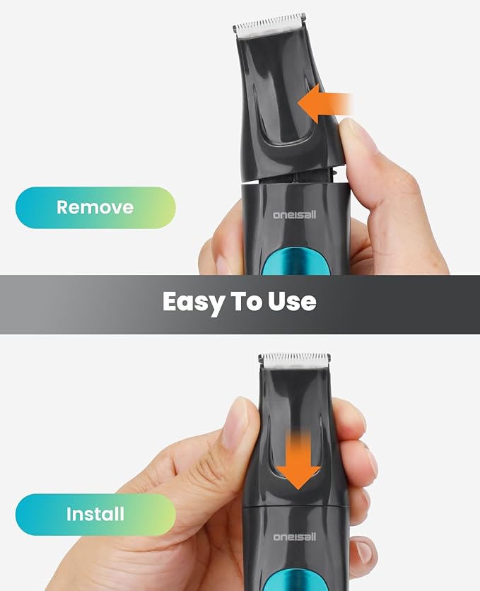 oneisall Dog Grooming Kit Dog Clippers for Grooming Curved Attachments for B0DHD2V9J2